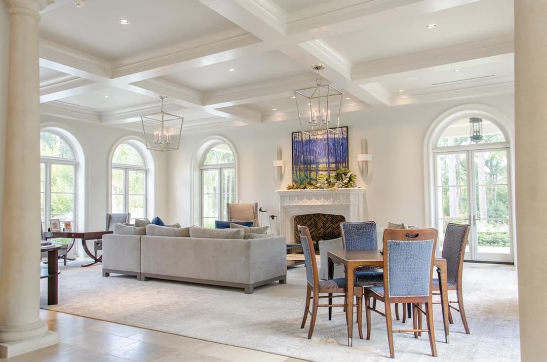 Ultra Series French inswing door with radius transom