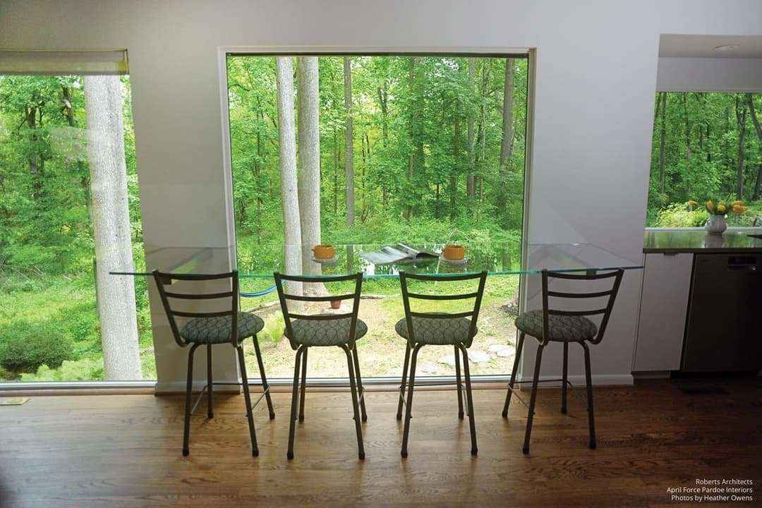 Ultra Series direct set casement; Field-finished interior