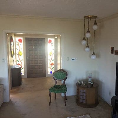 Before front door renovations