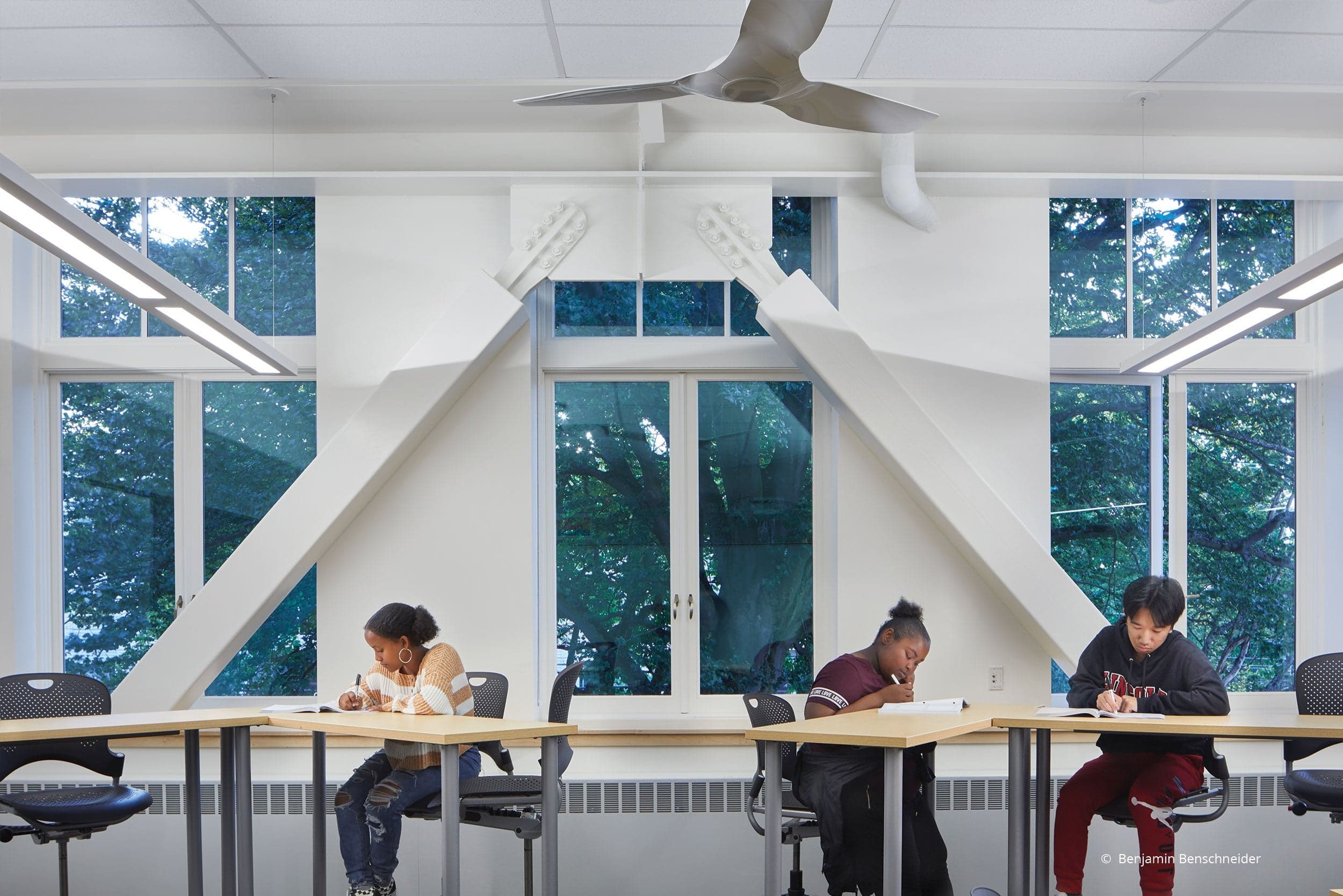 AN706 - Interior of school with Ultra Series windows